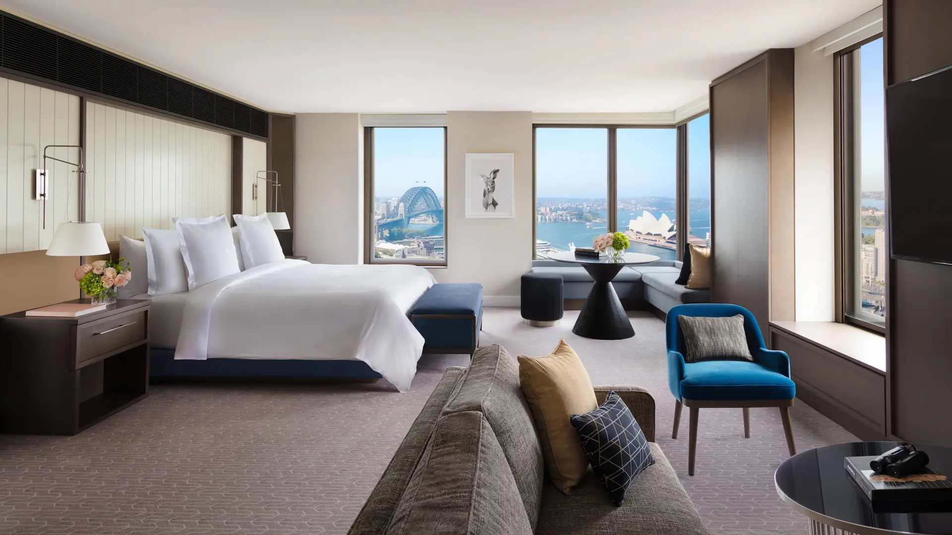 Hotel bedroom at four seasons hotel sydney 