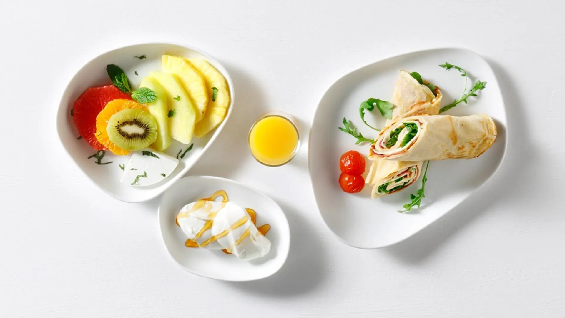 Airline review Cuisine - Aegean Airlines - 1