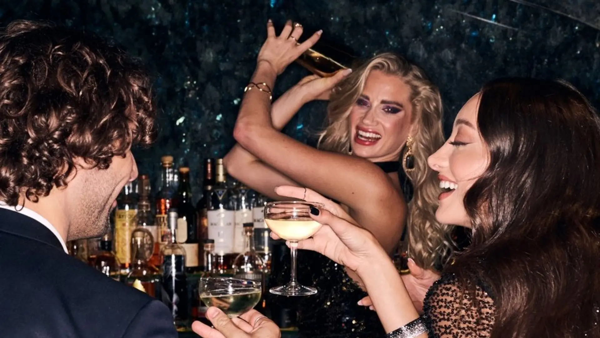people partying at the galaxy bar