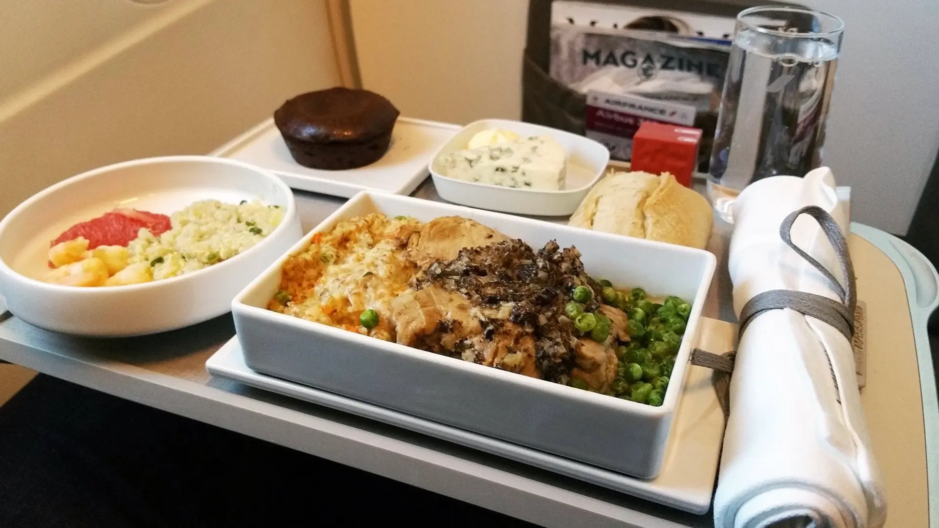 Airline review Cuisine - Air France - 3