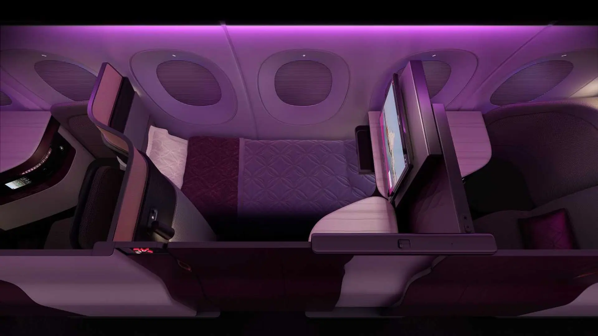 Airline review Cabin & Seat - Qatar Airways - 6