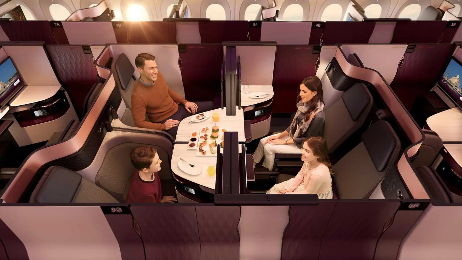 Airline review Cabin & Seat - Qatar Airways - 2