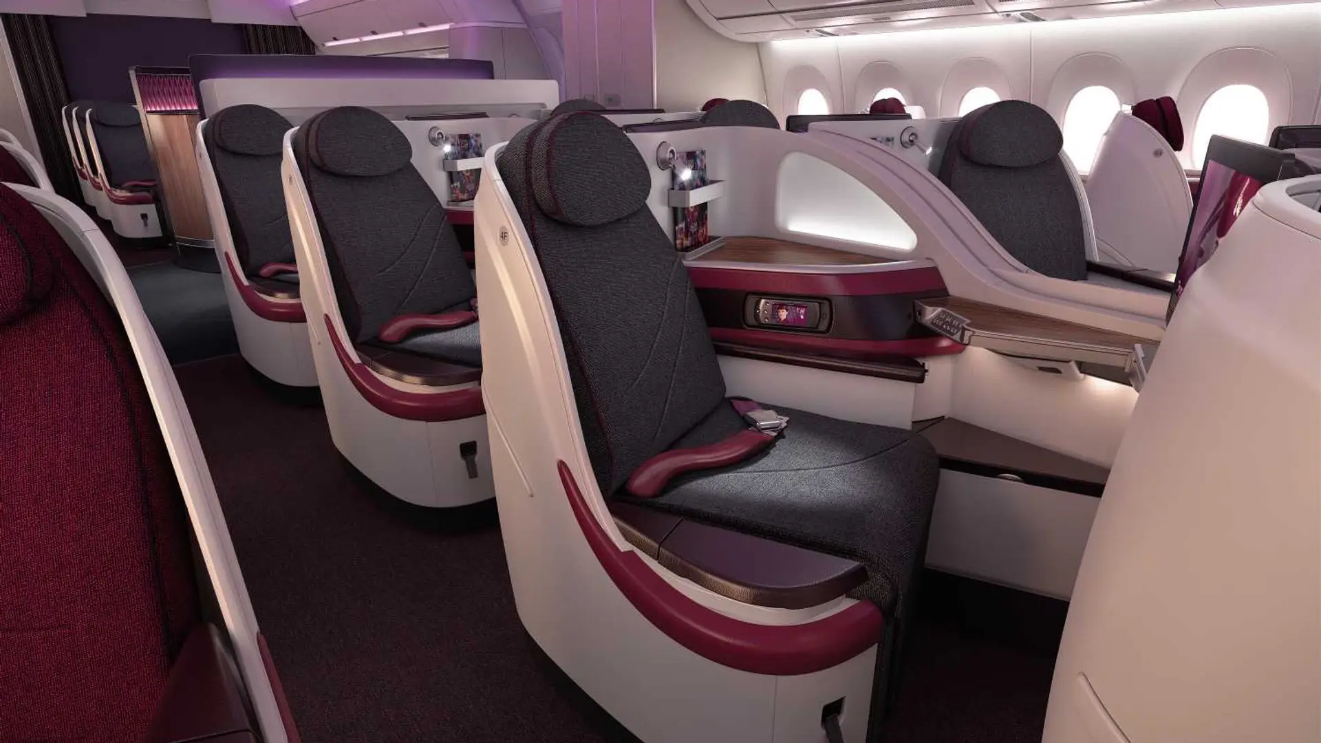 Airline review Cabin & Seat - Qatar Airways - 9
