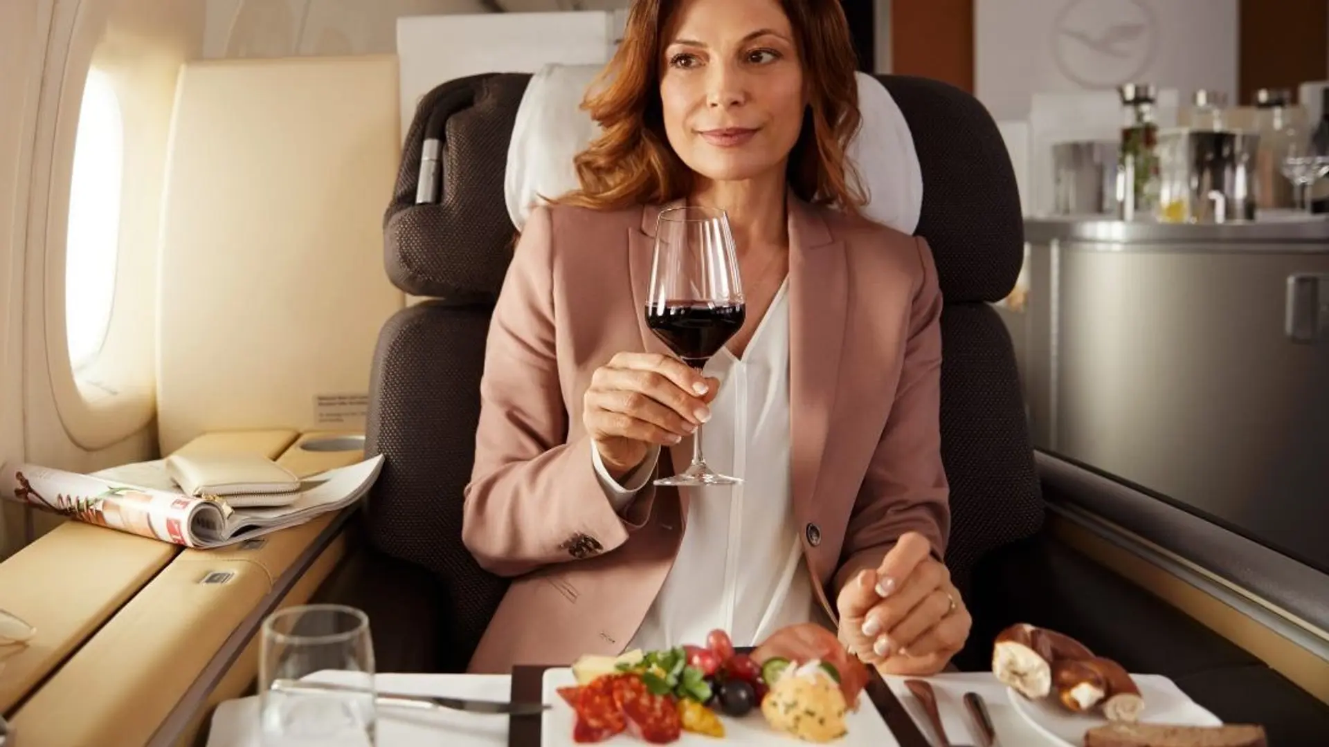 Airline review Beverages - Lufthansa - 1