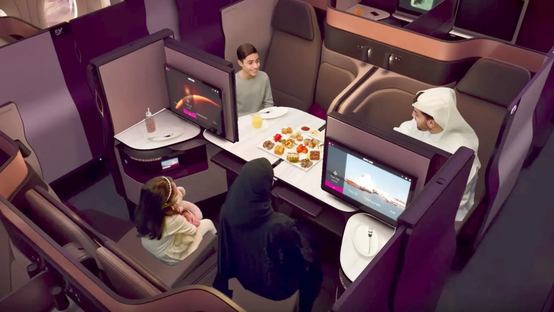 Airline review Cabin & Seat - Qatar Airways - 4