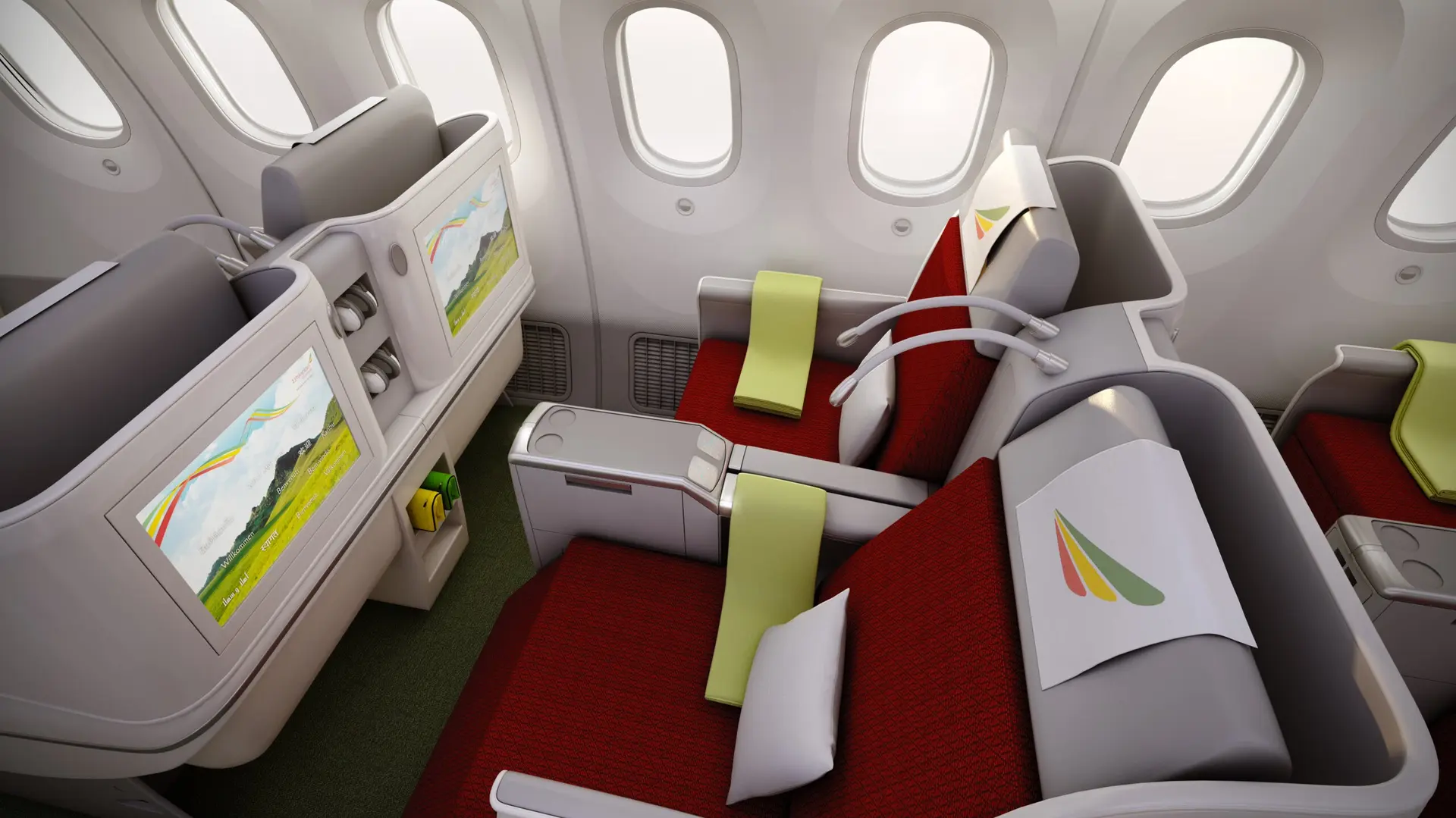 Airline review Cabin & Seat - Ethiopian Airlines - 1