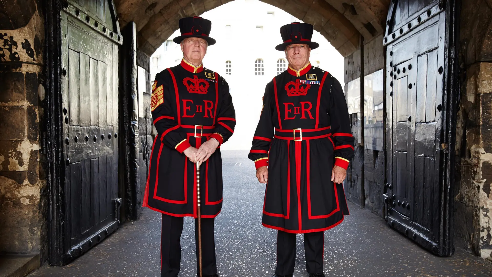 The Beefeaters guard at The Tower of London