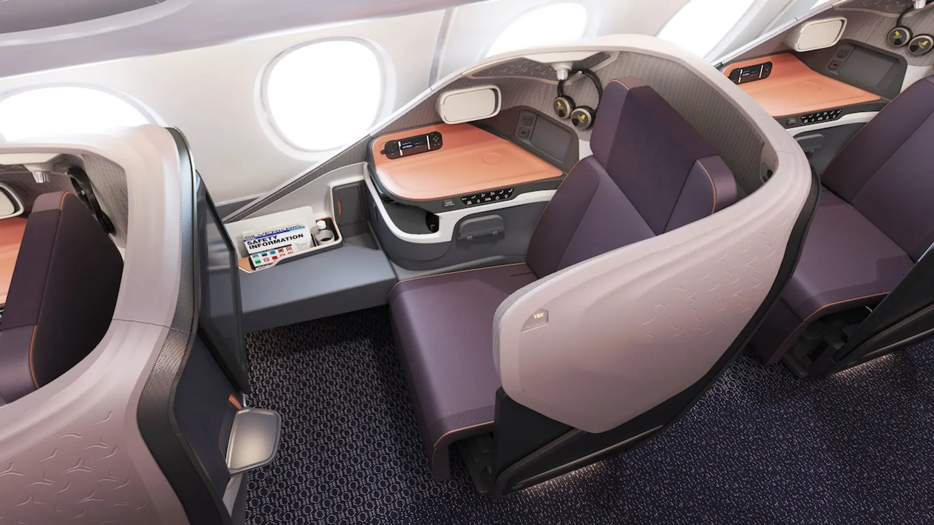 Airline review Cabin & Seat - Singapore Airlines - 8