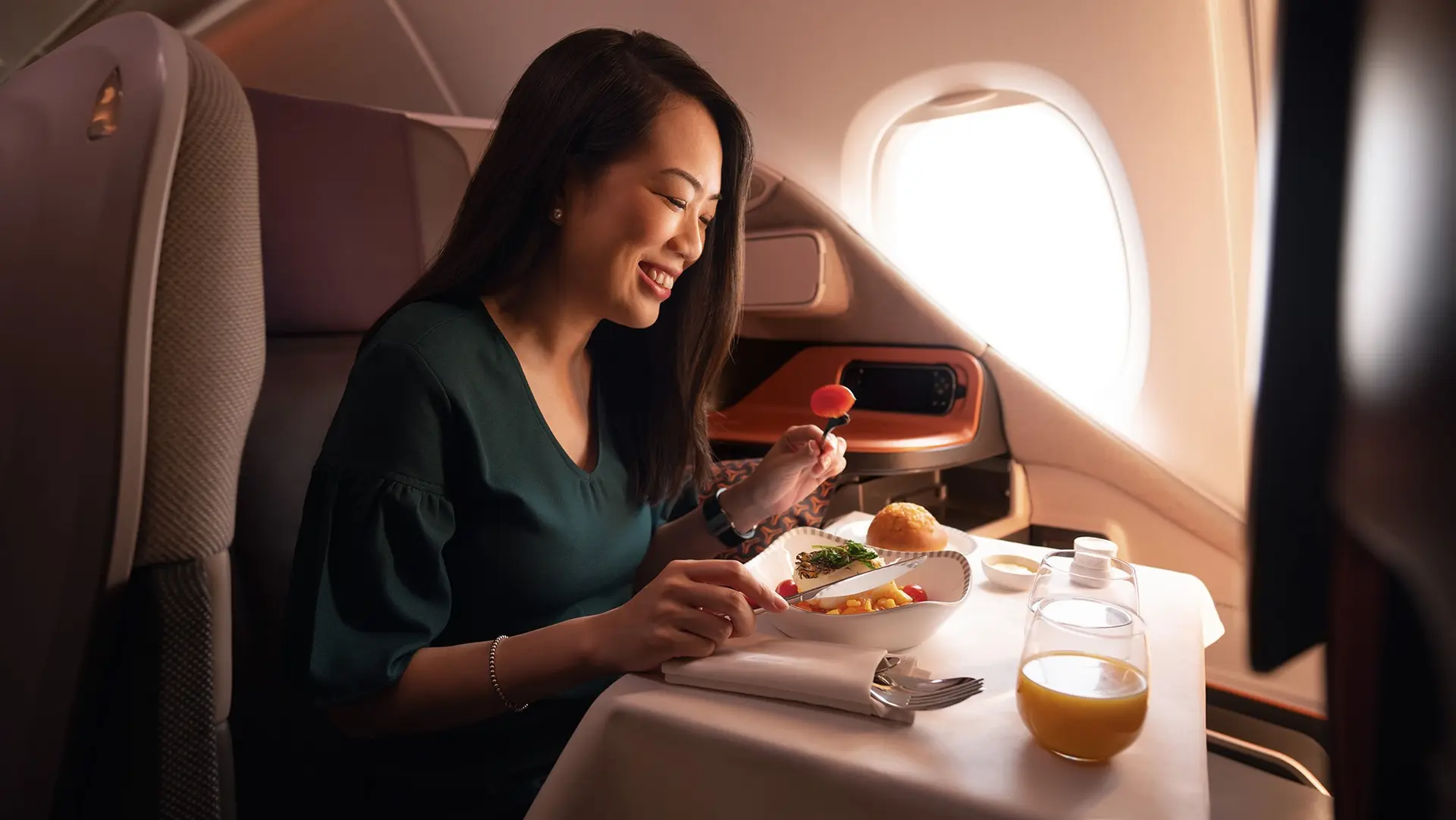 Airline review Cuisine - Singapore Airlines - 1