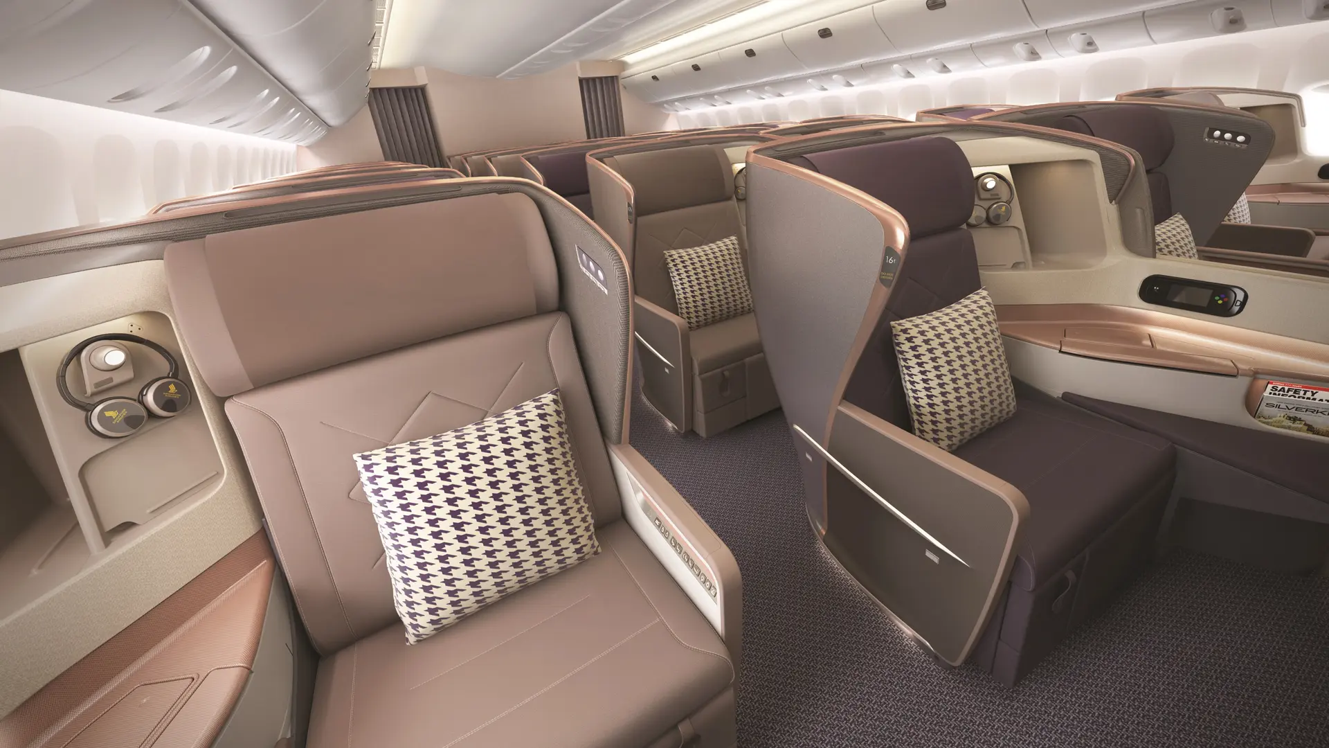 Airline review Cabin & Seat - Singapore Airlines - 1