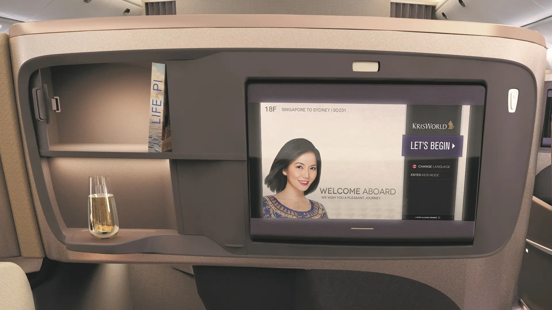 Airline review Entertainment - Singapore Airlines - 1