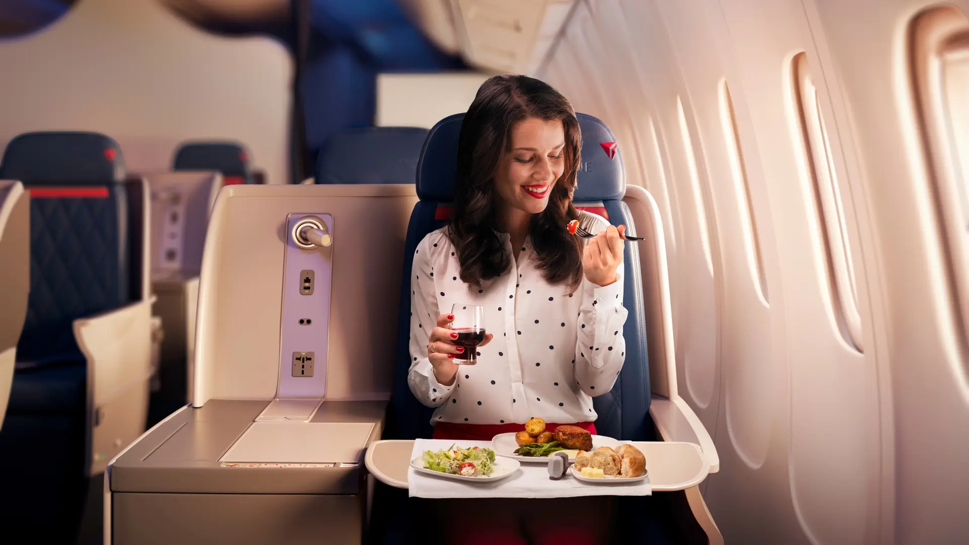 Airline review Cuisine - Delta - 0