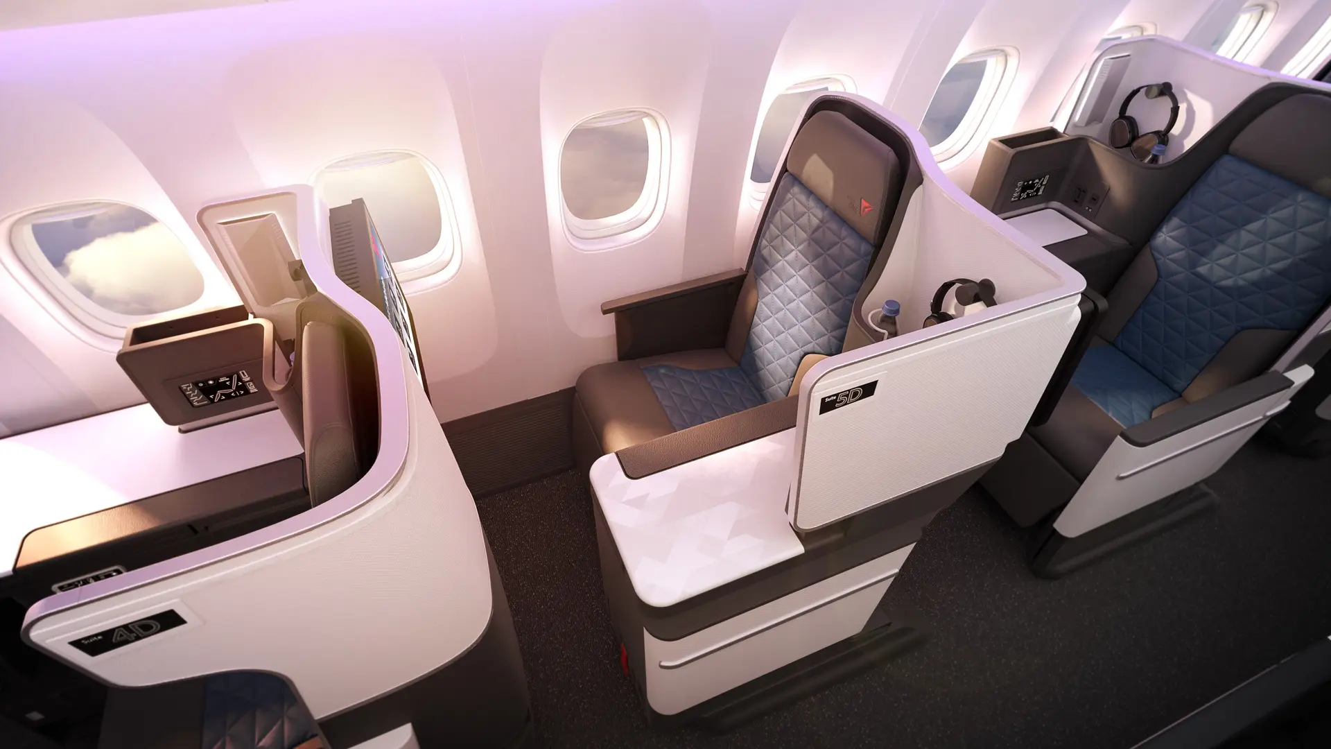 Airline review Cabin & Seat - Delta - 9