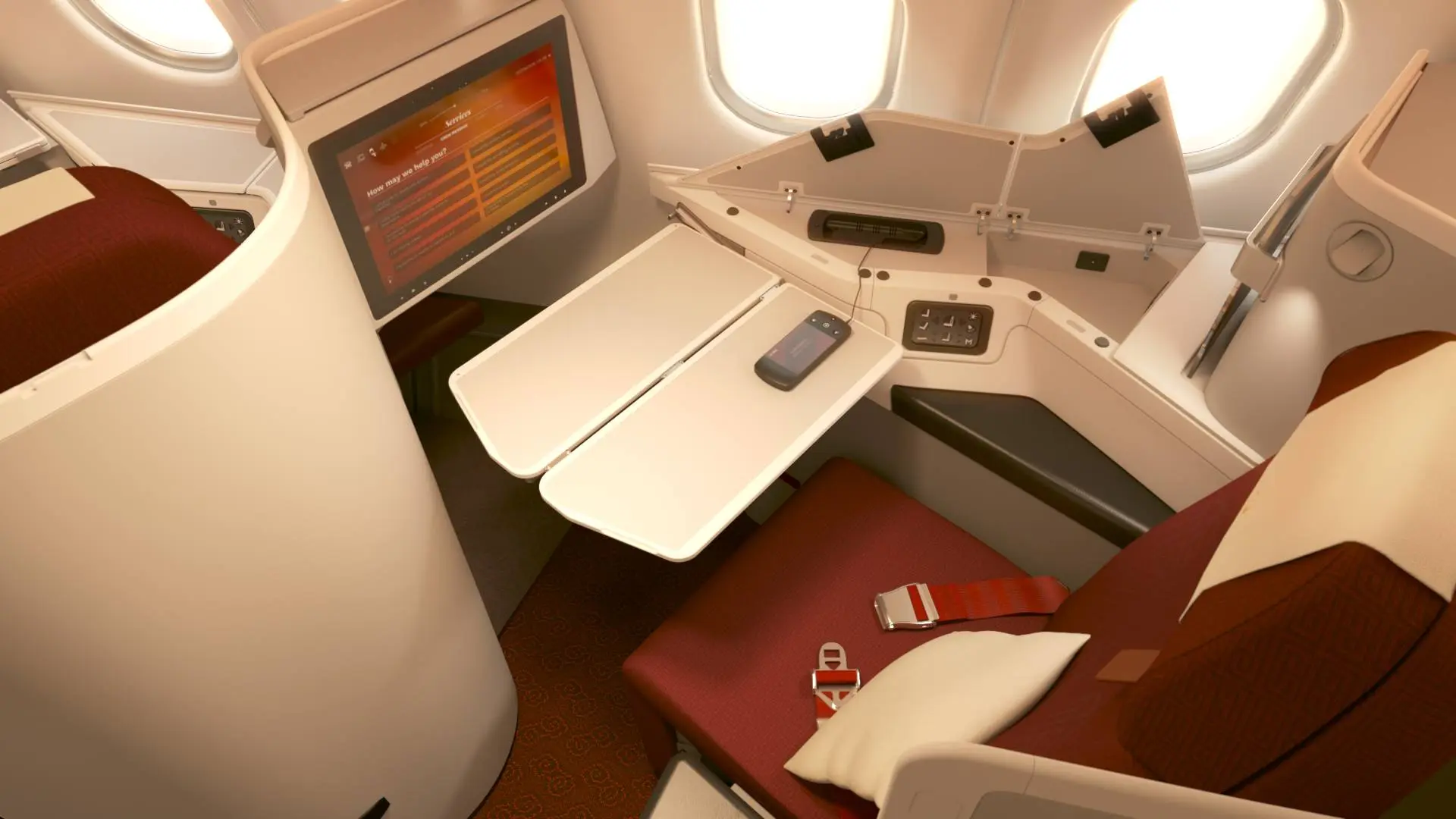 Airline review Cabin & Seat - Hainan Airlines - 7