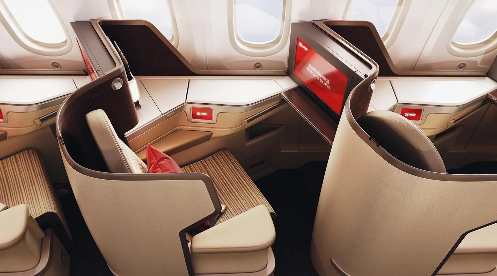 Airline review Cabin & Seat - Hainan Airlines - 3