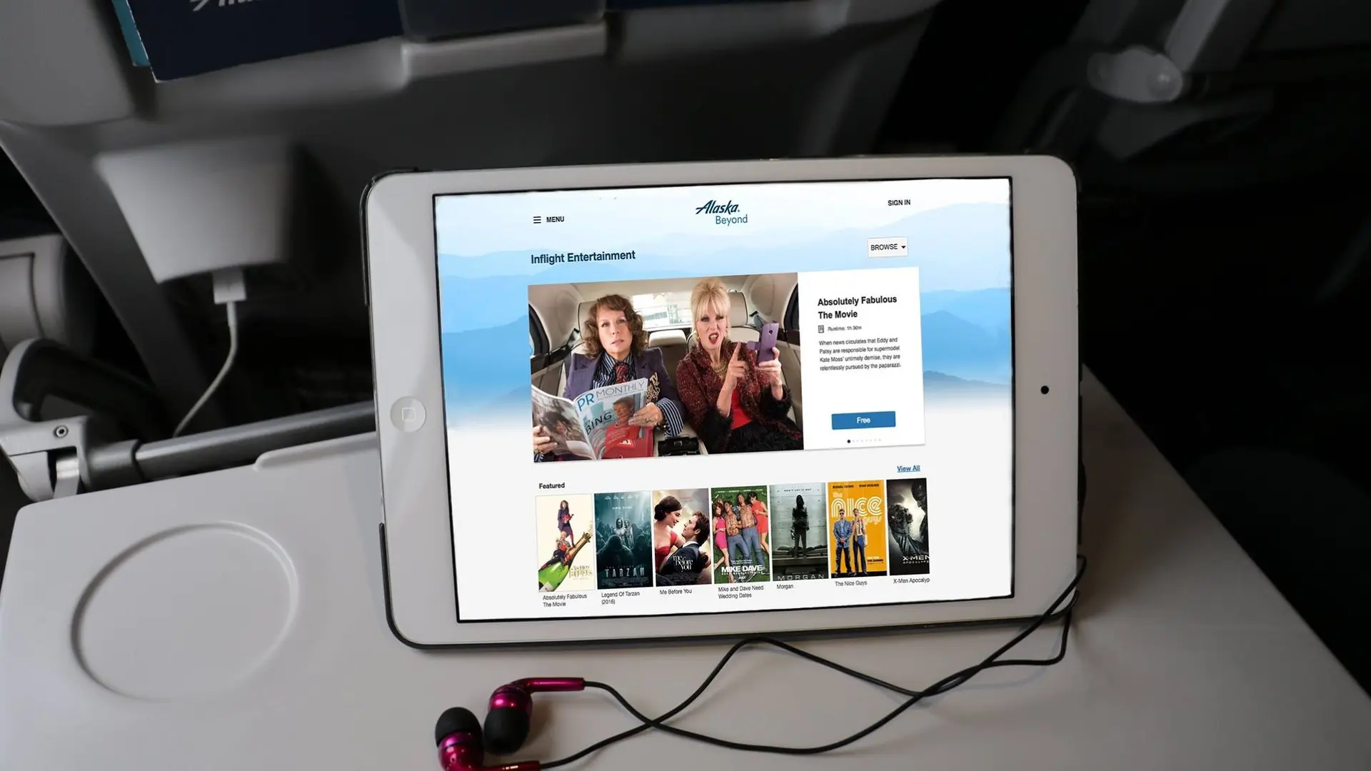 Airline review Entertainment - Alaska Airlines - 1