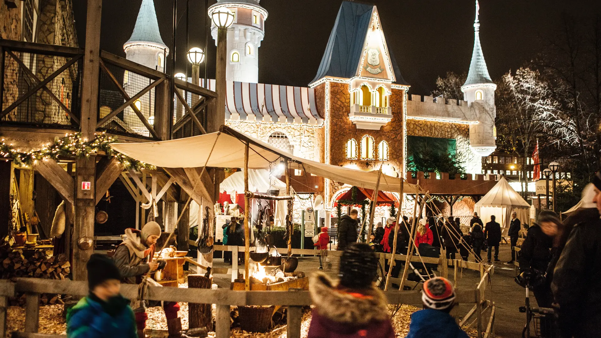 Liseberg Christmas market in Gothenburg, Sweden, one of the best Christmas markets in Europe for 2022