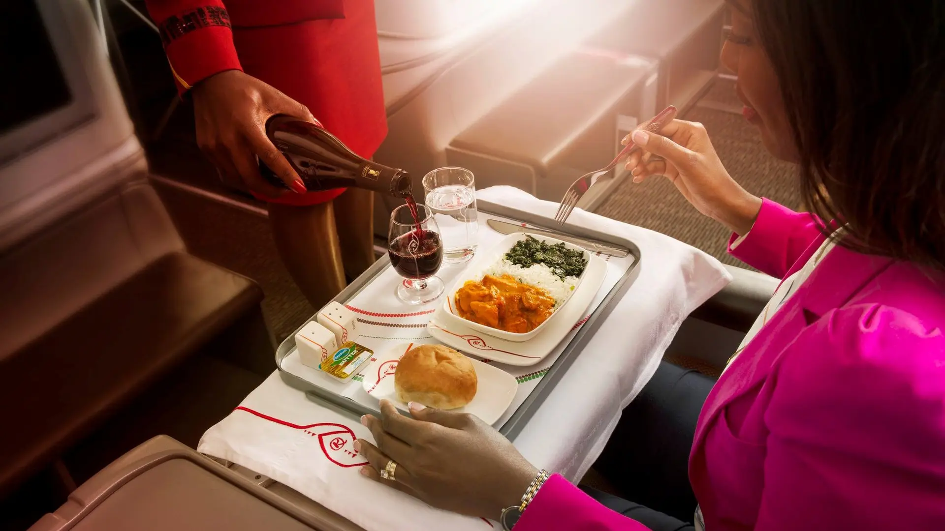 Airline review Cuisine - Kenya Airways - 1