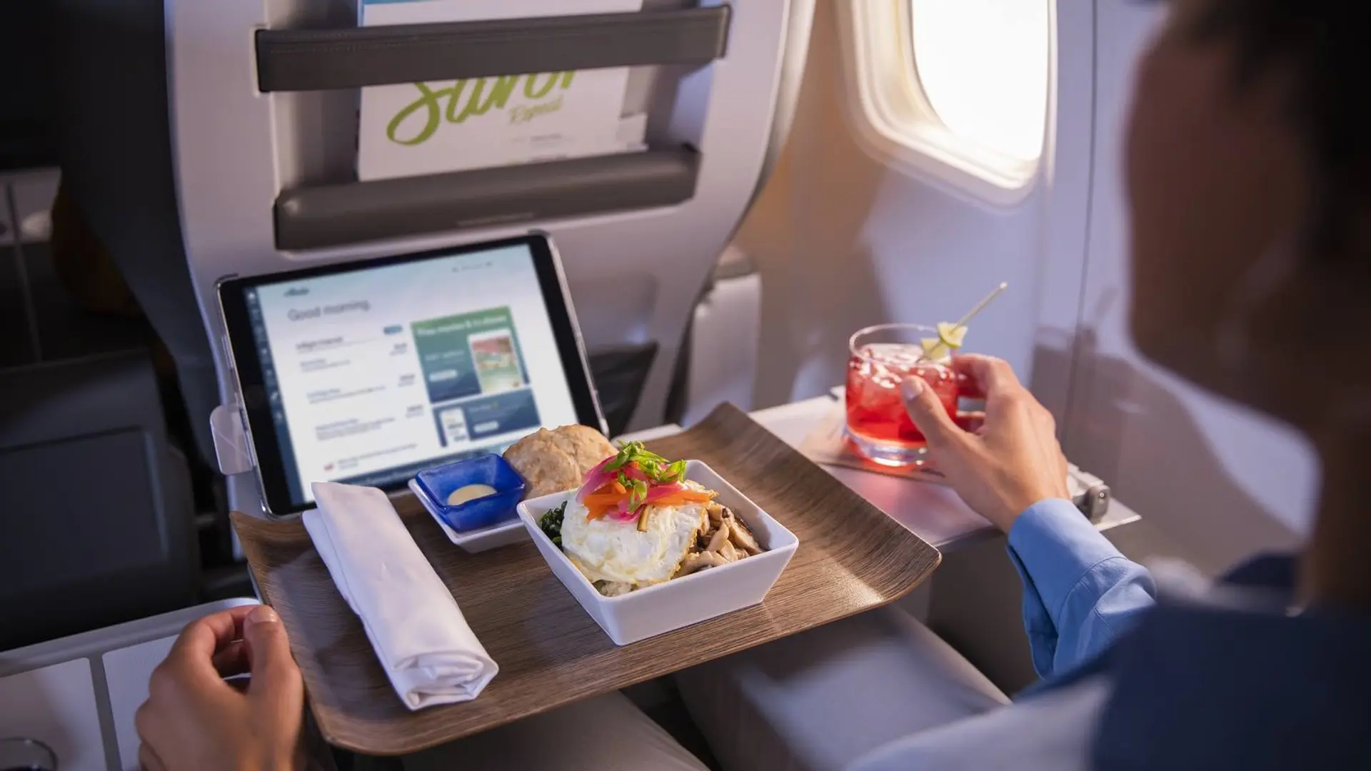 Airline review Cuisine - Alaska Airlines - 0