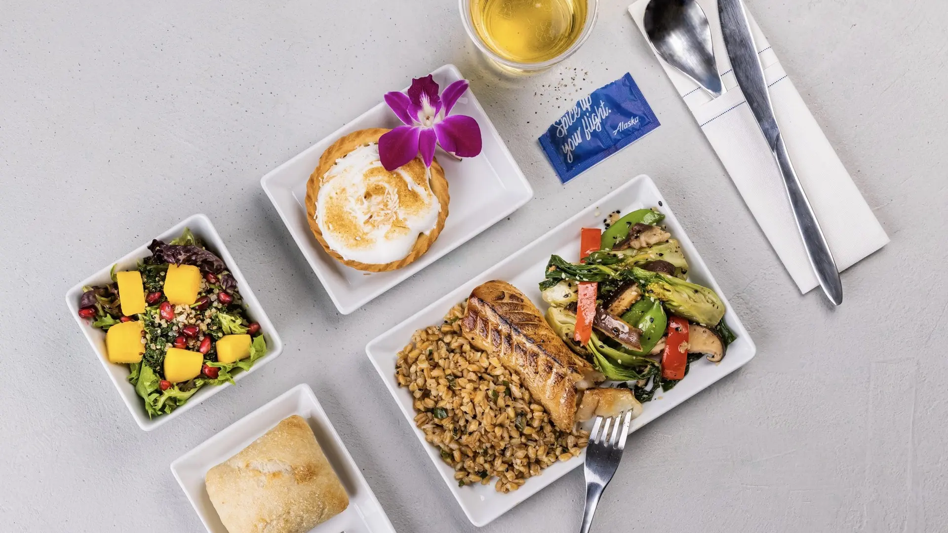 Airline review Cuisine - Alaska Airlines - 3