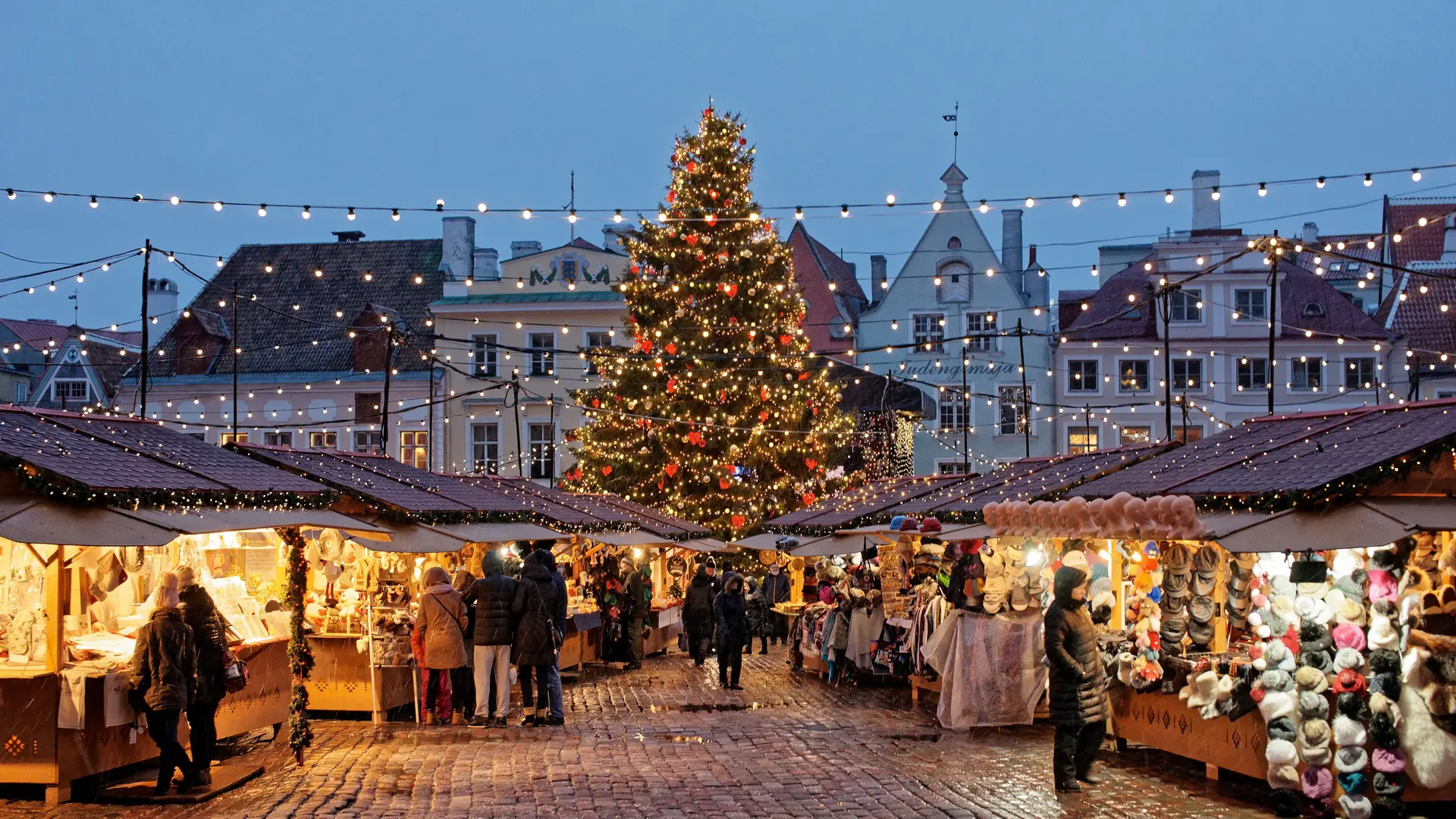 Town Hall Square christmas market, one of the best christmas markets in europe