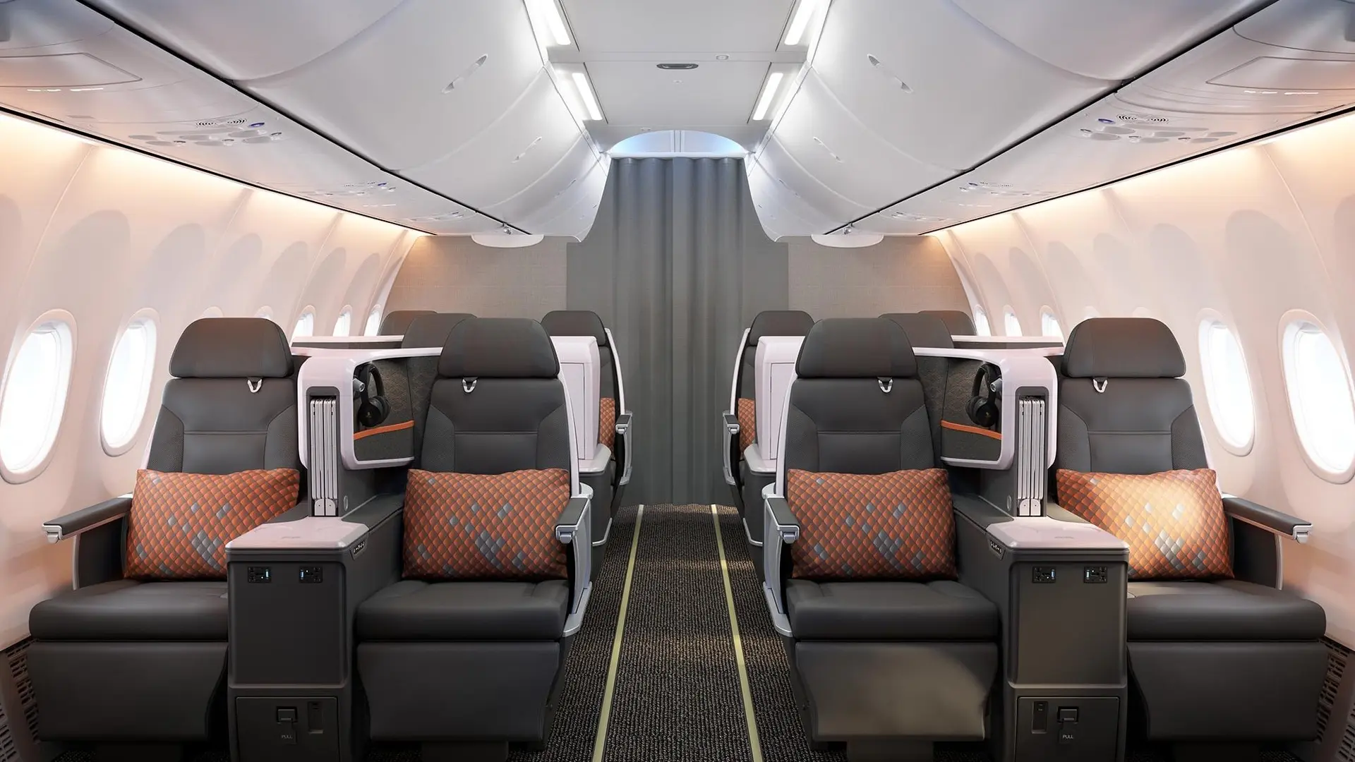Airlines News - Singapore Airlines unveils a new Business Class flat-bed for its short-haul aircraft