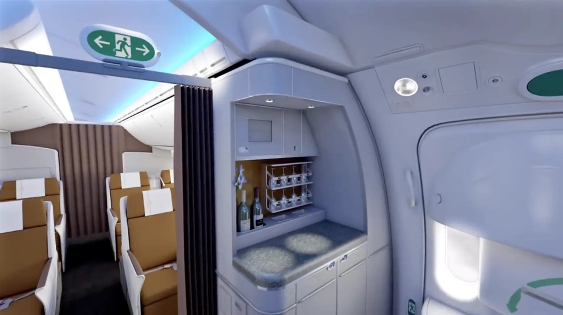 Airline review Cabin & Seat - Kenya Airways - 2
