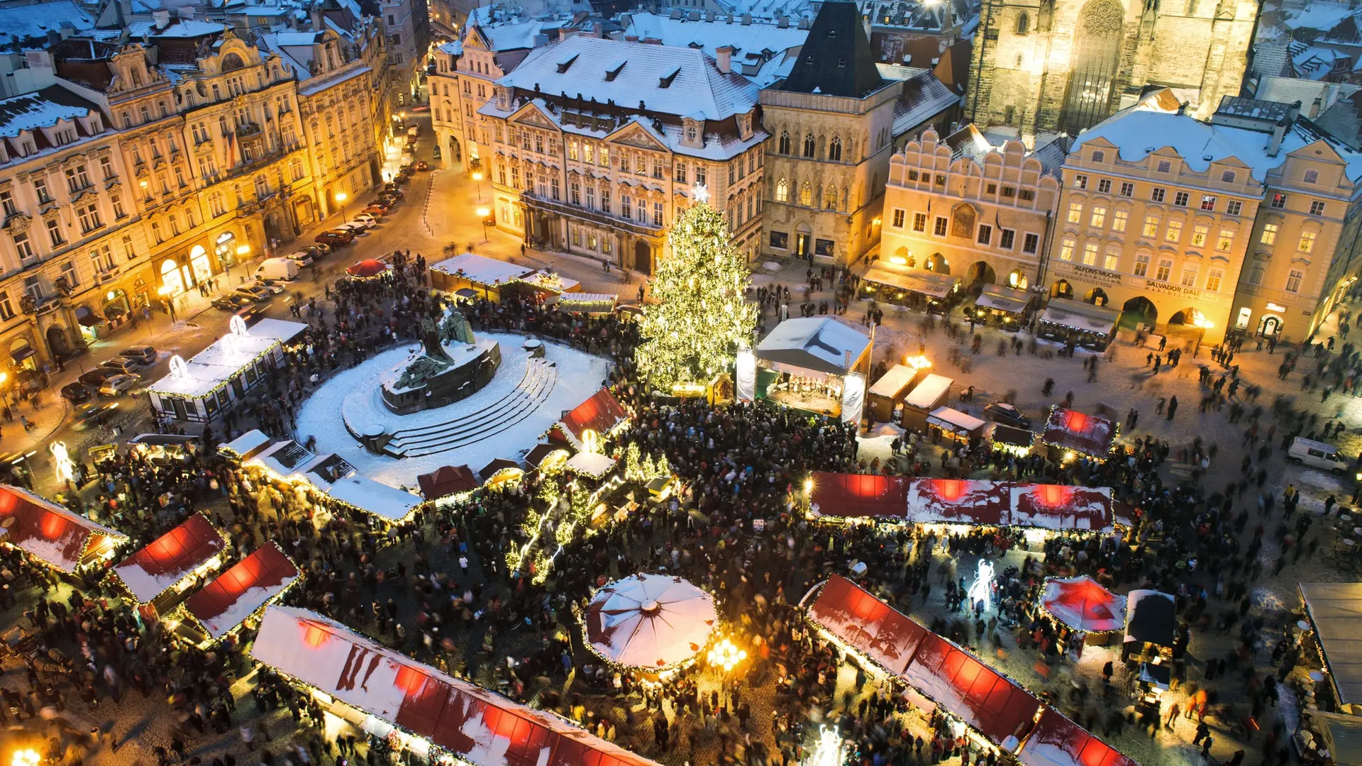 Christmas market in Prague, Czech Republic is one of the best Christmas markets in Europe 
