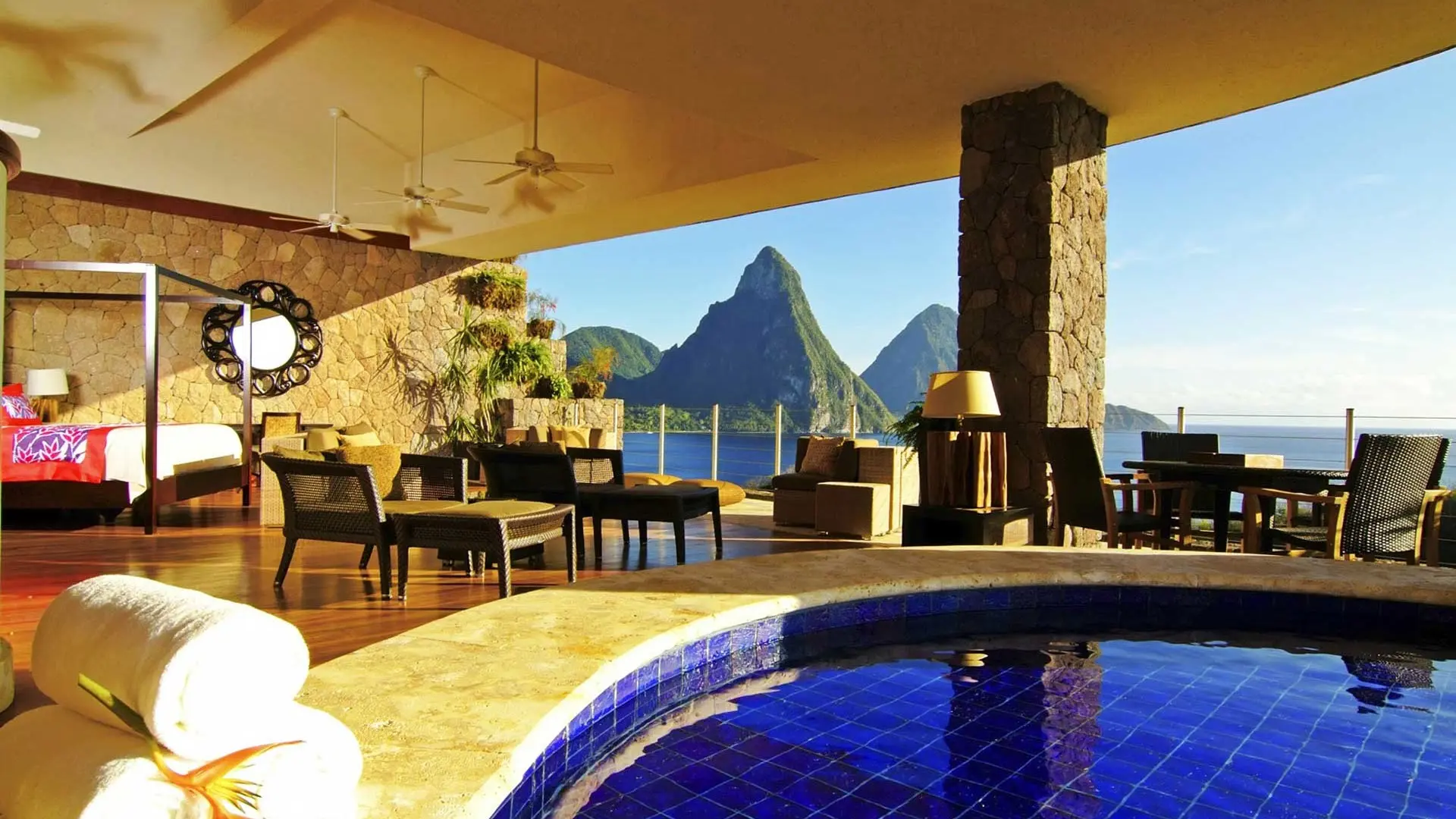 Hotel review Accommodation' - Jade Mountain - 0
