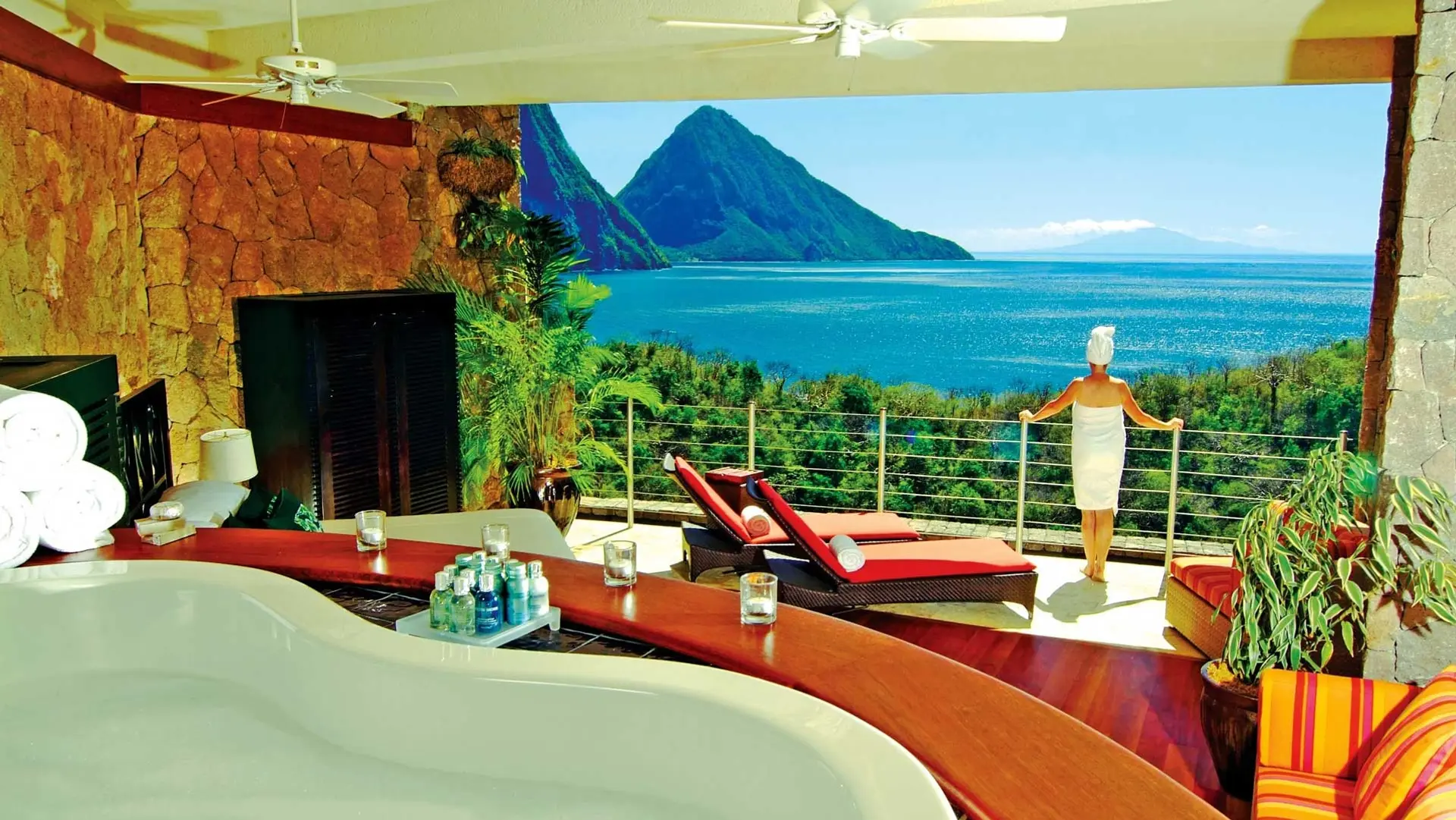 Hotel review Accommodation' - Jade Mountain - 11