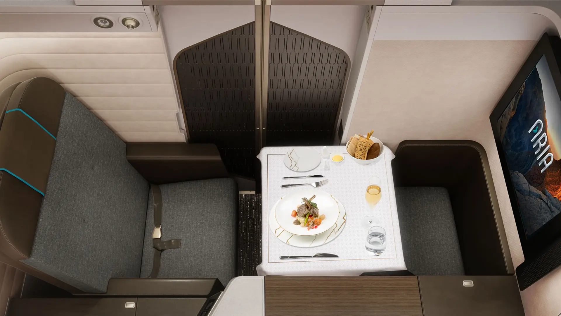Airline review Cuisine - Oman Air - 1