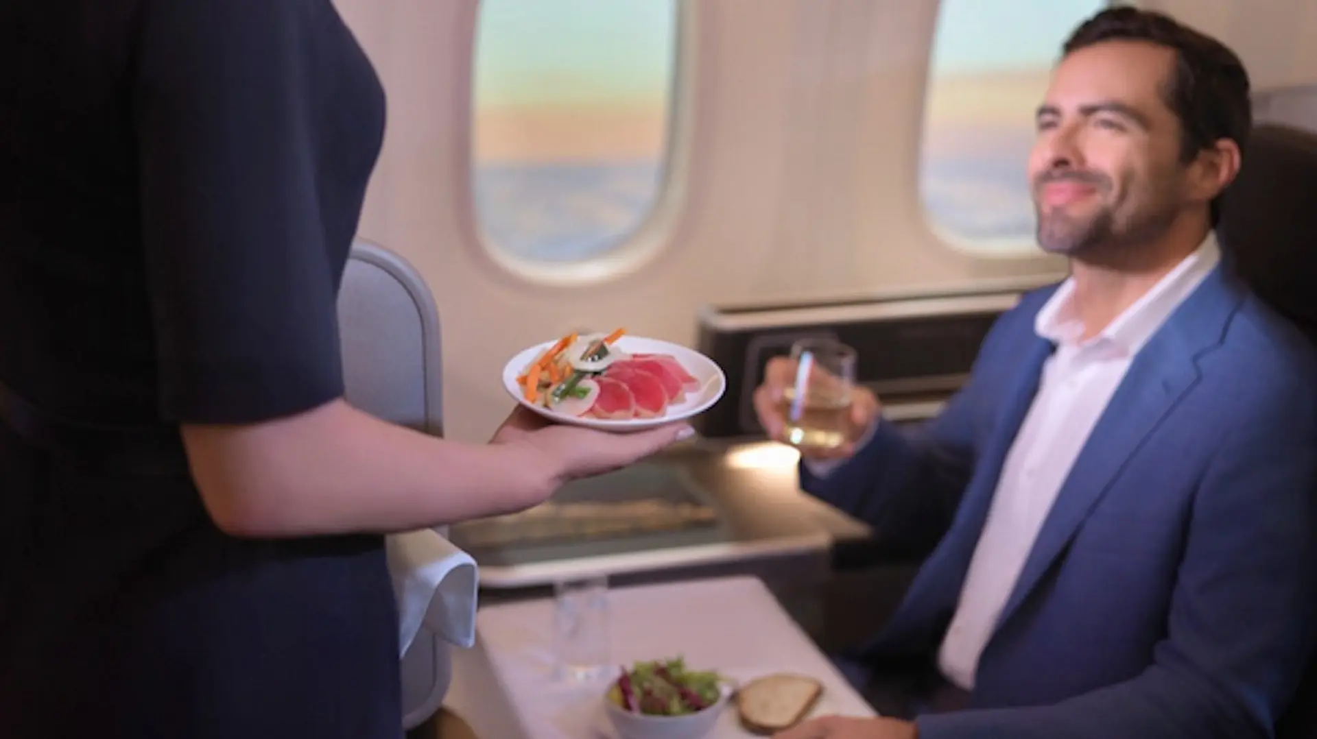 Airline review Cuisine - Qantas - 3
