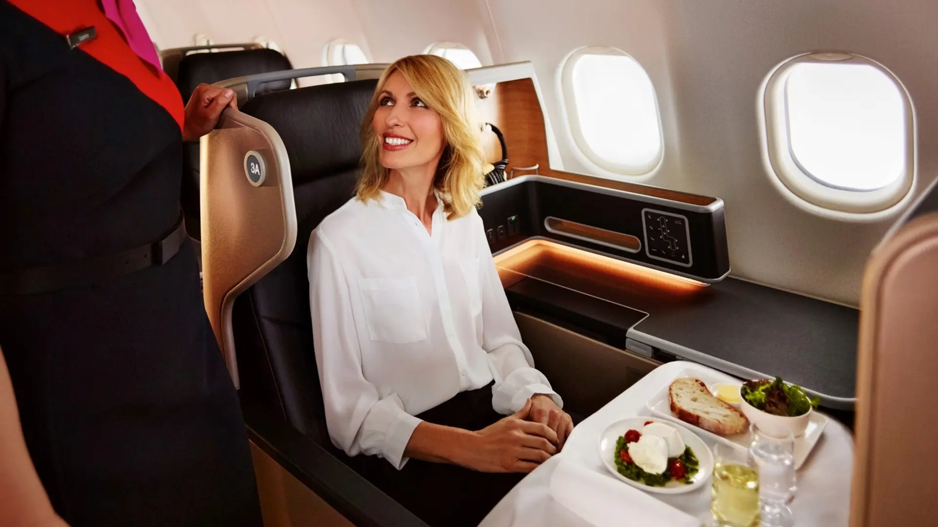 Airline review Cuisine - Qantas - 1
