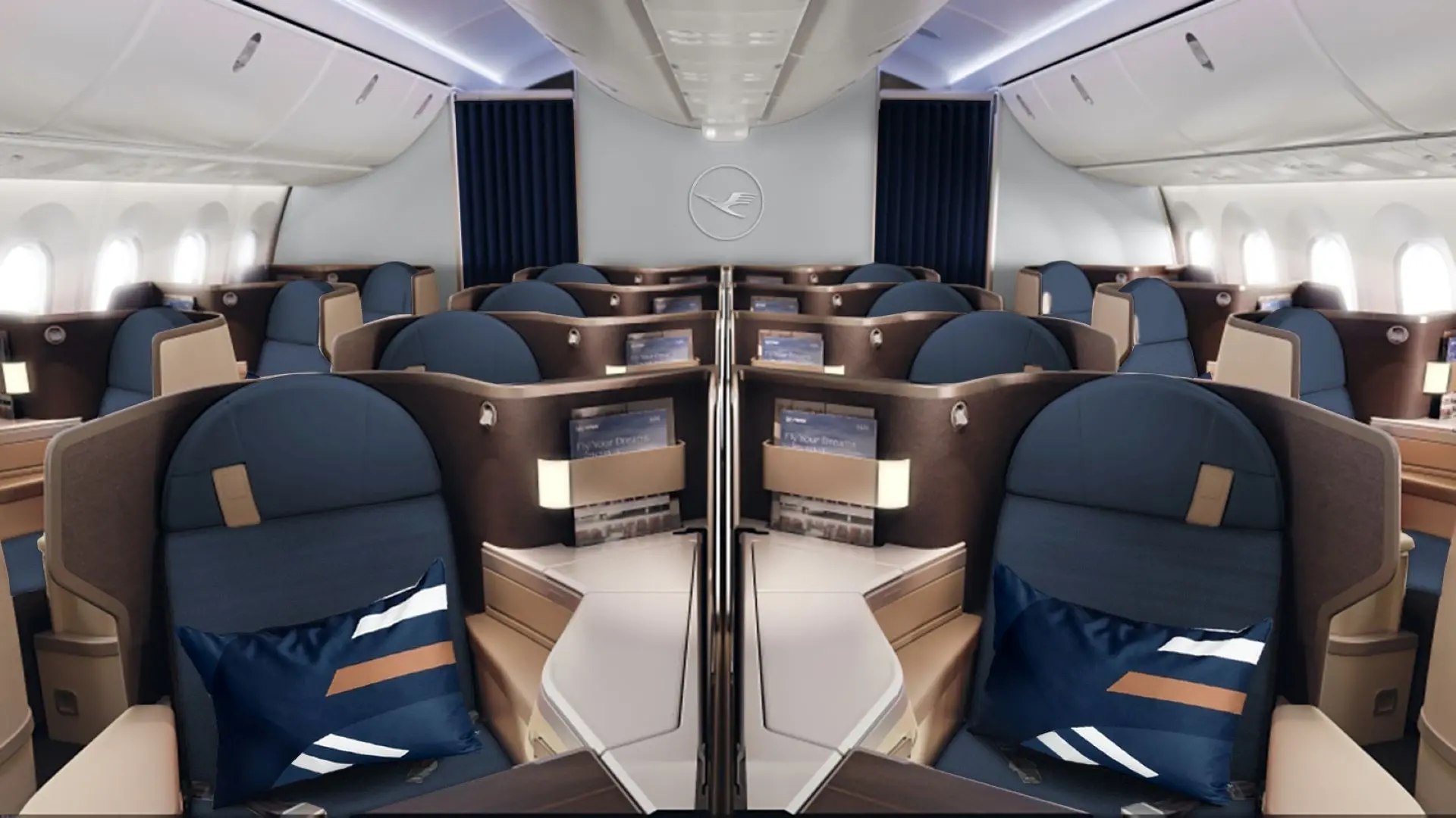 Airlines News - Lufthansa confirms Business Class seating on its five acquired Dreamliners
