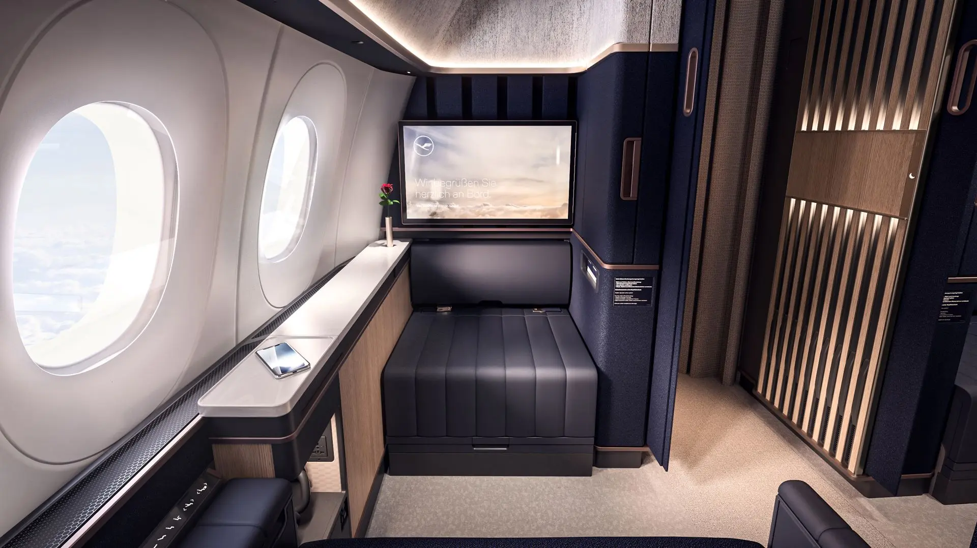 Airlines News - Lufthansa unveils suites for First and Business Class