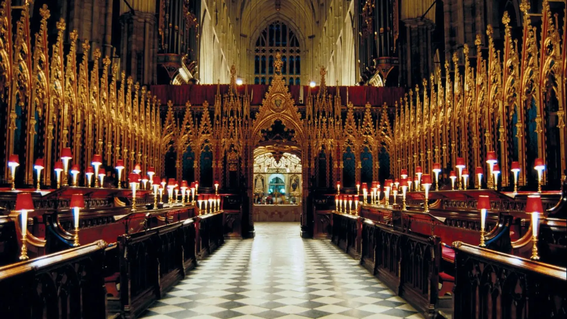 Inside view of Westminster Abbey