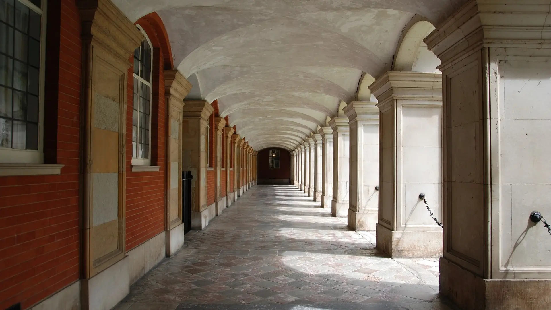 inside view of Hampton Court