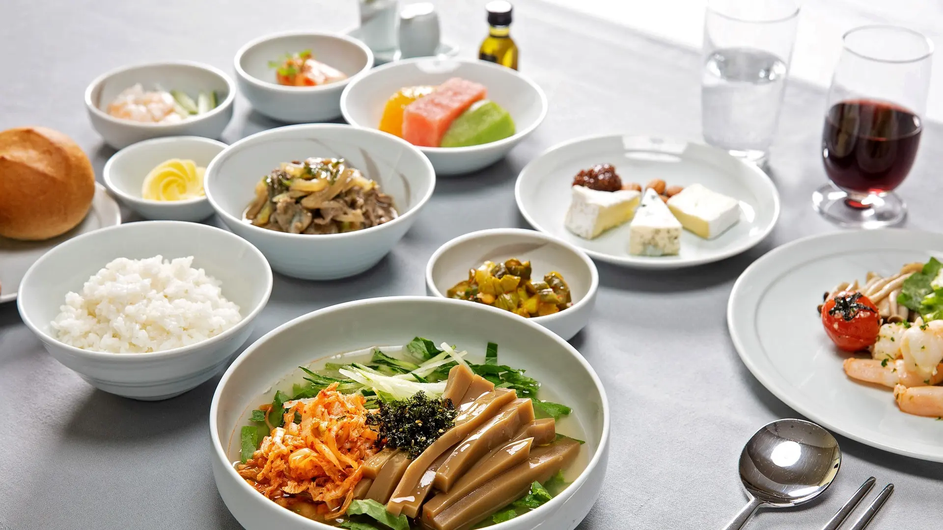 Airline review Cuisine - Korean Air - 1