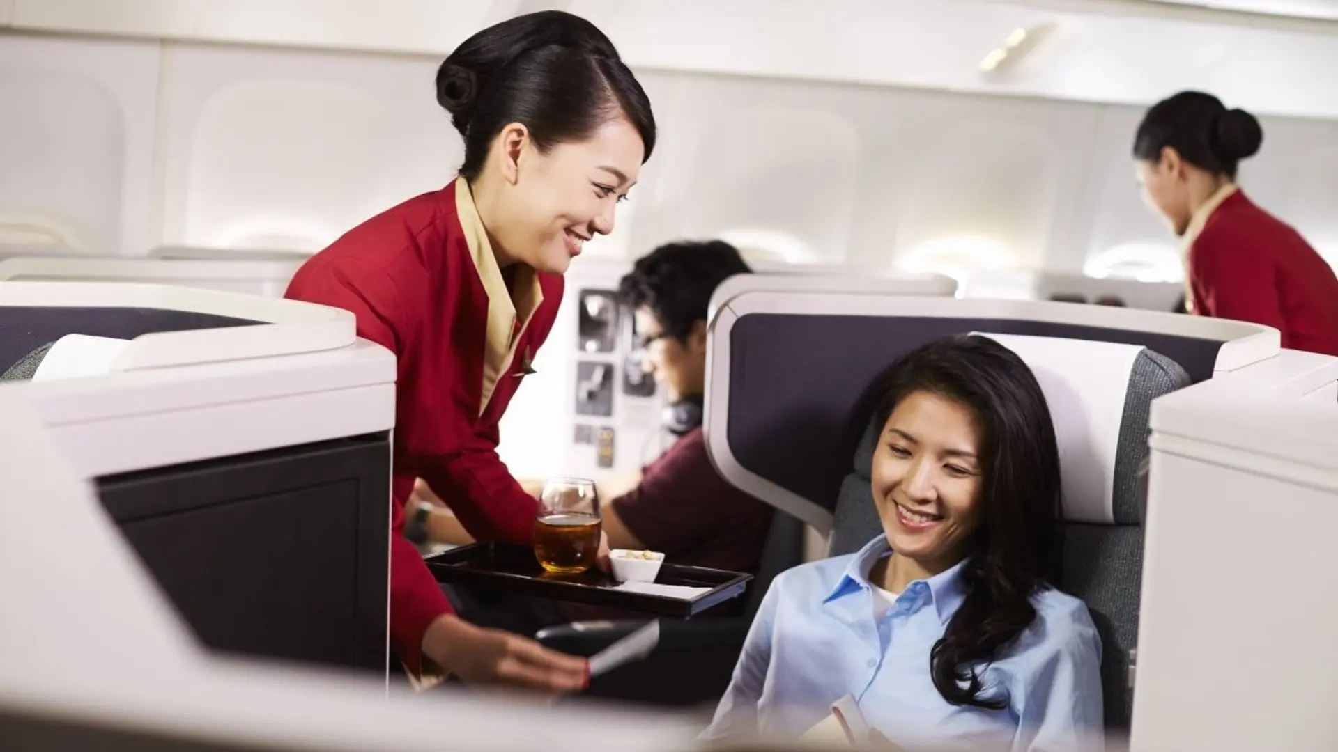 Airline review Beverages - Cathay Pacific - 1
