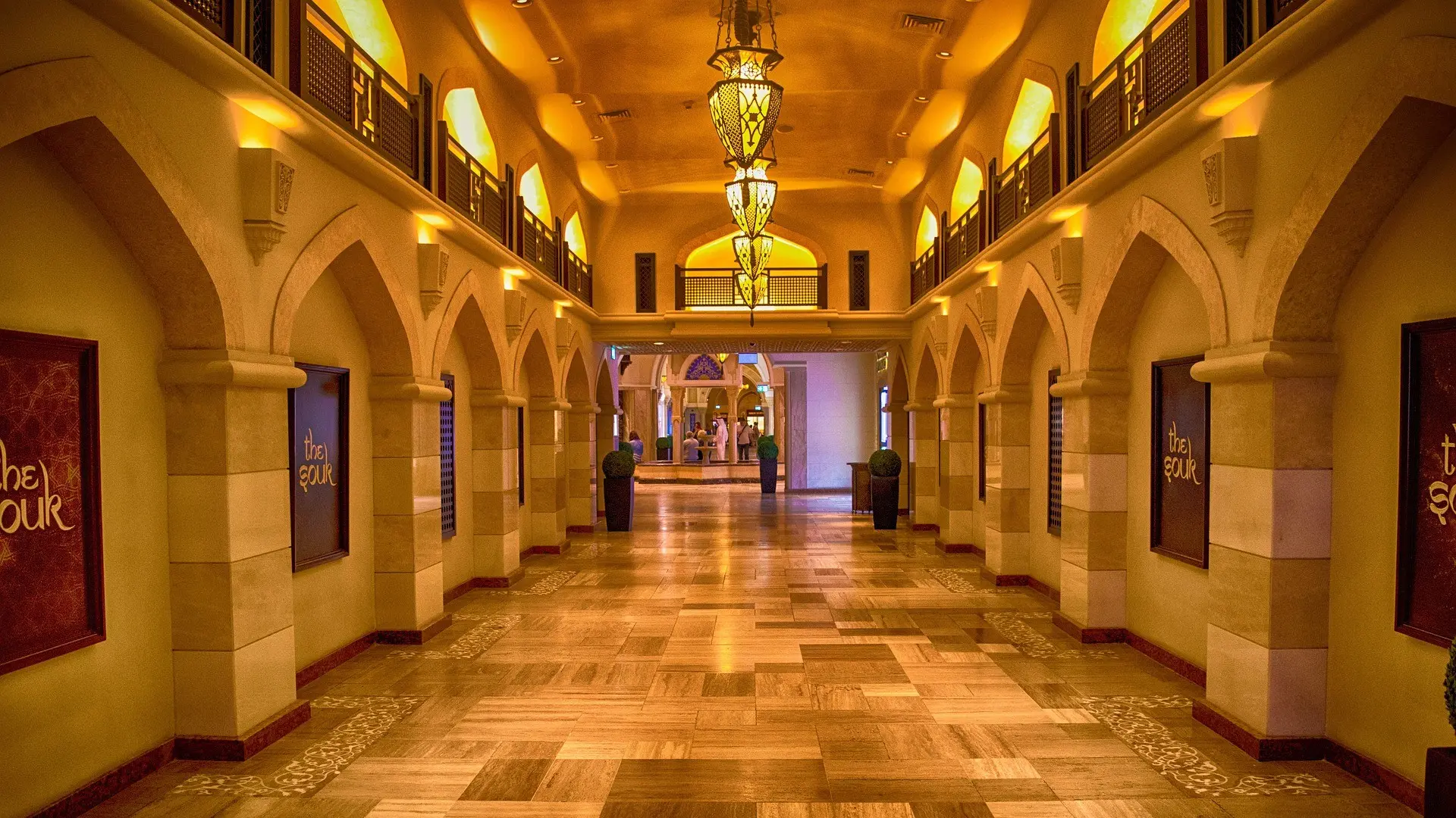 hallway inside of The Dubai Design District