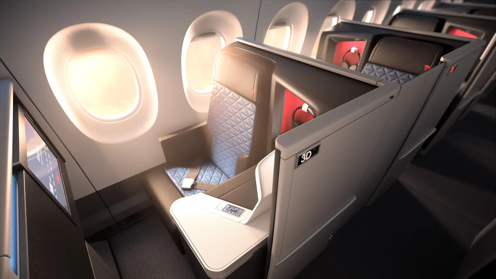 delta one's business class seat