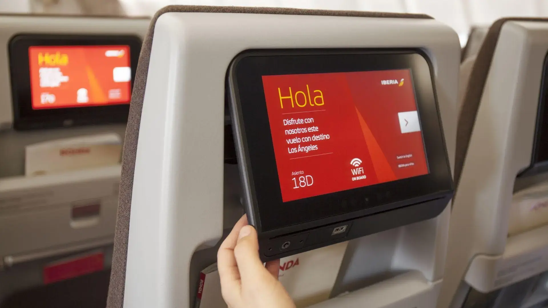 Iberia premium economy entertainment system