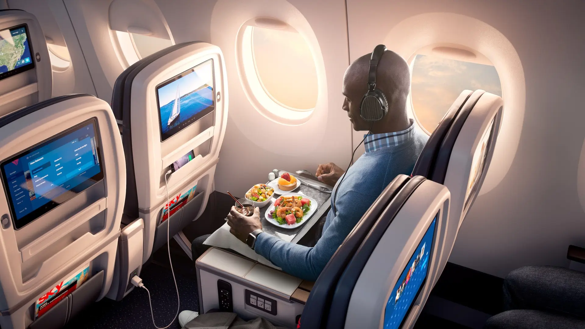 Airline review Cuisine - Delta - 0