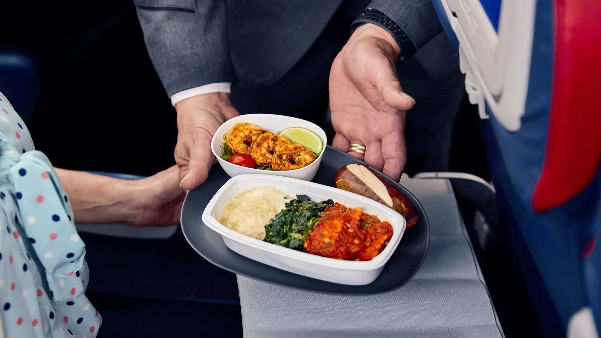 Airline review Cuisine - Delta - 1
