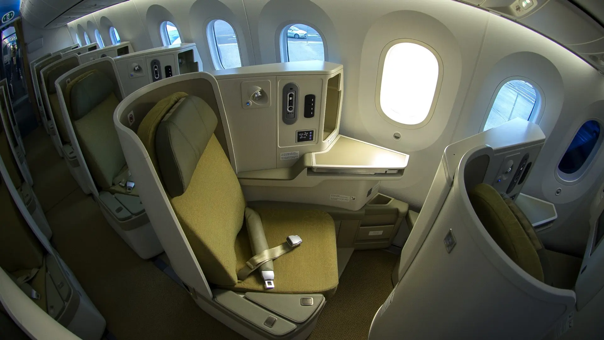 Vietnam Airlines business class cabin