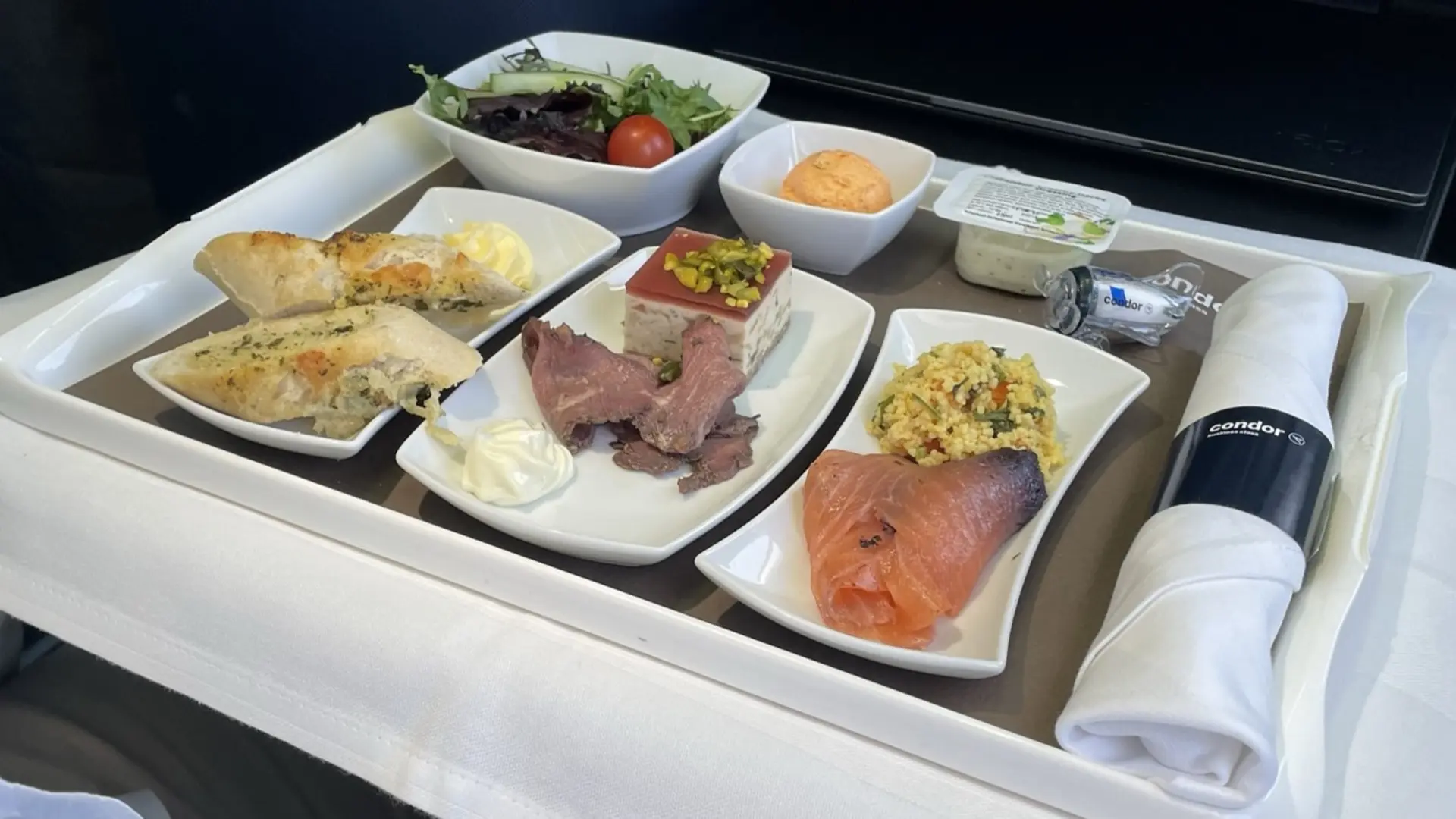 Airline review Cuisine - Condor - 1