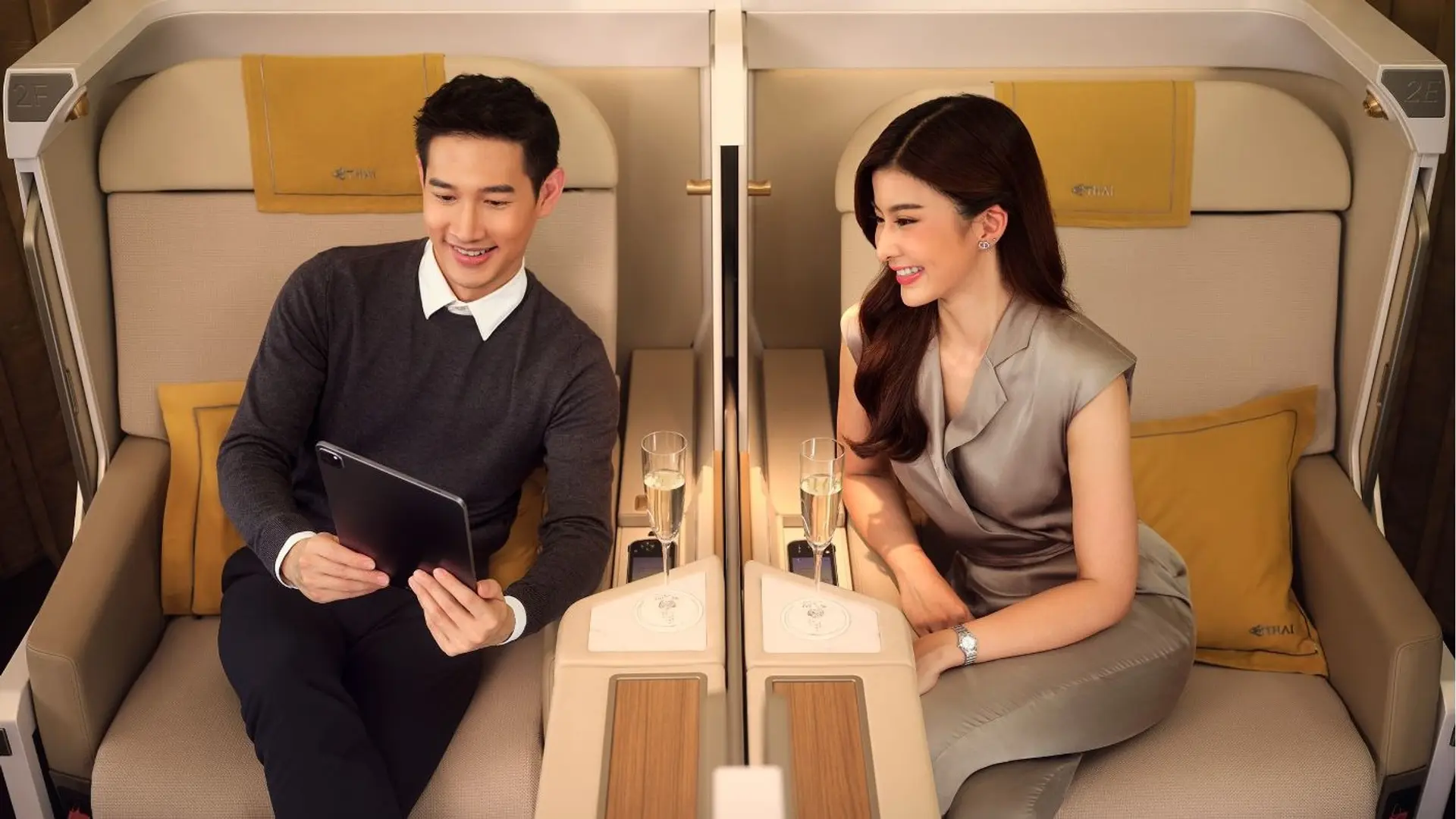 Airline review Cabin & Seat - Thai Airways - 2