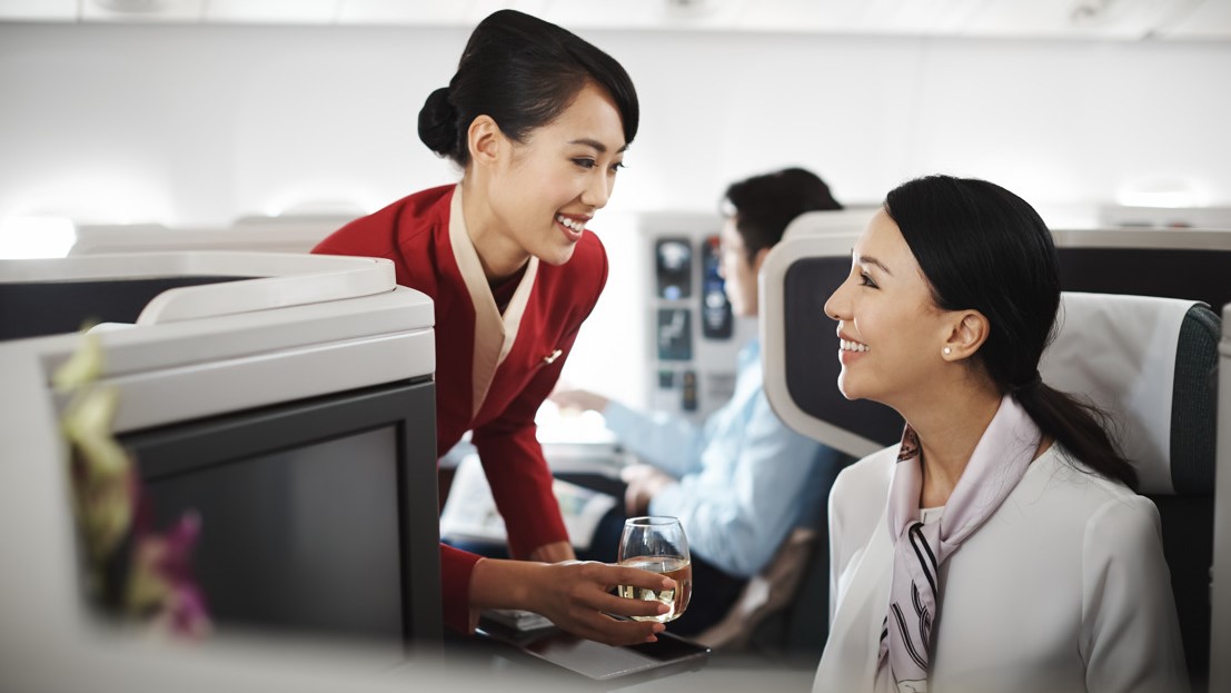 Airline review Beverages - Cathay Pacific - 3