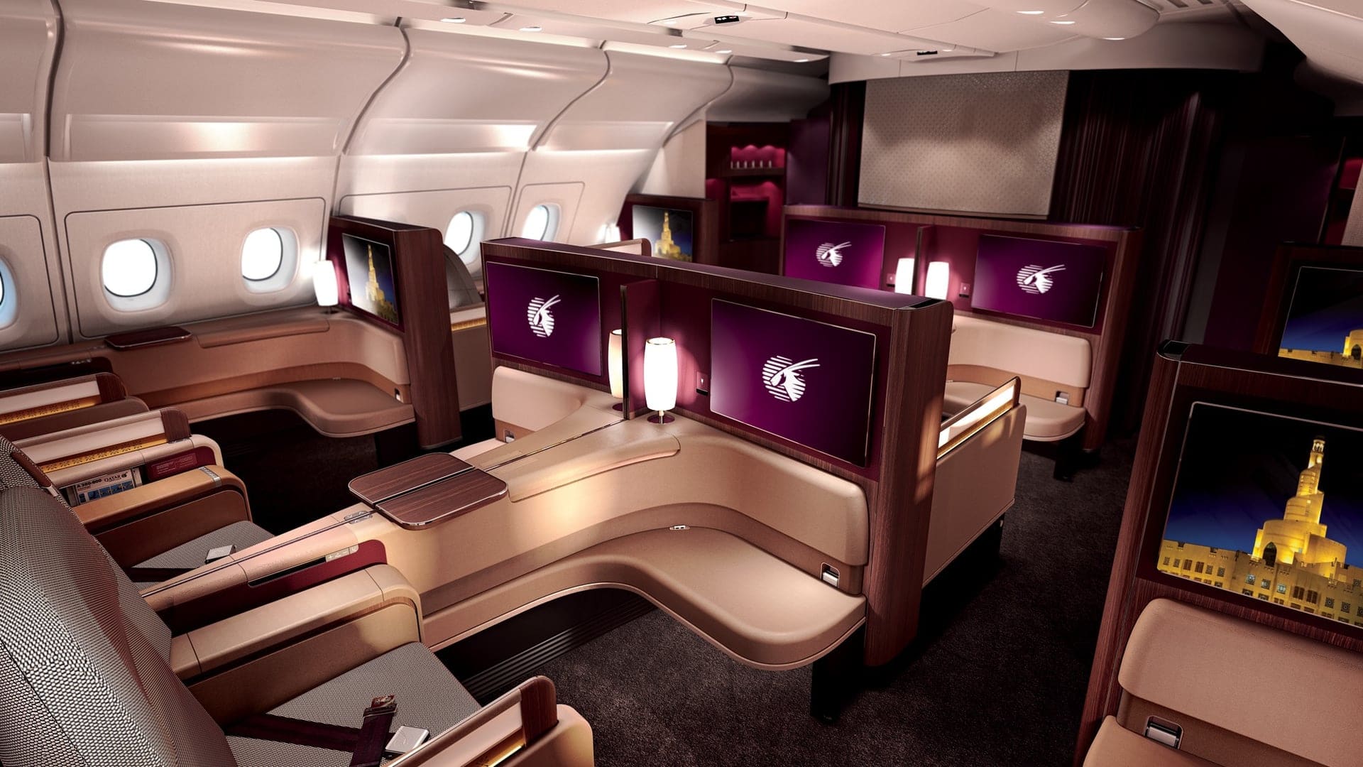 Airline review Cabin & Seat - Qatar Airways - 0