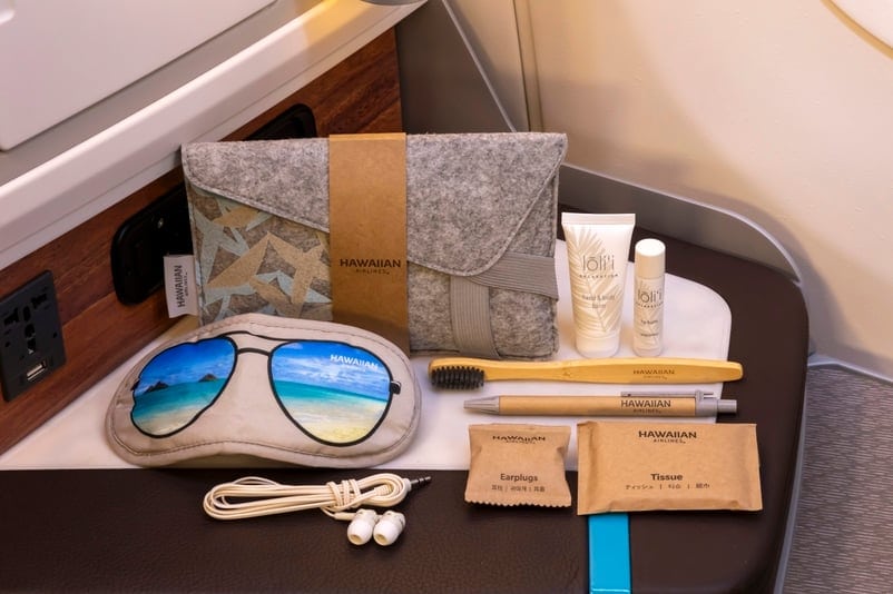 Airlines News - Hawaiian Airlines unveils new amenity kits & soft goods